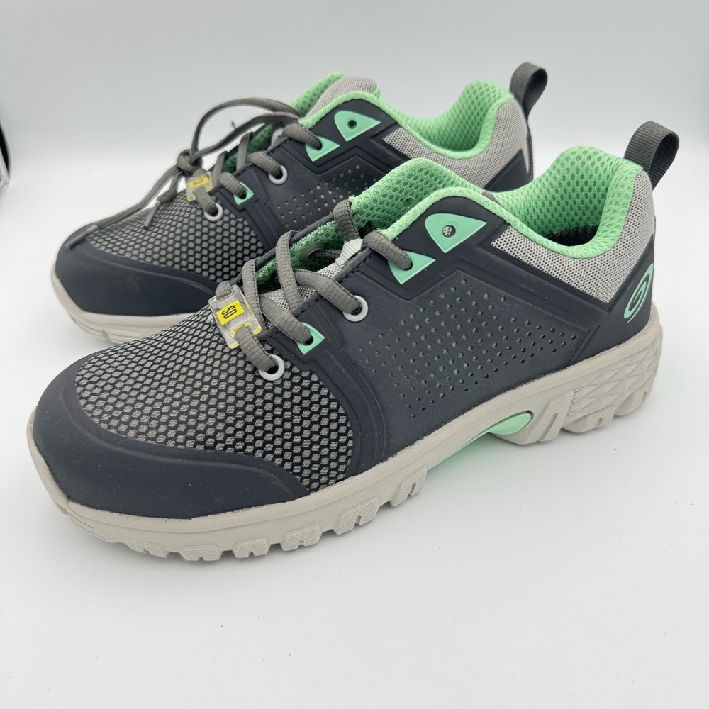 NEW Nautilus N1355 Zephyr ESD Alloy Toe | Women’s Size 8M Grey/Aqua